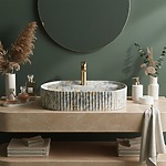 Umývadlo na dosku REA Marcela 60 Ruststone – Obrázok 3