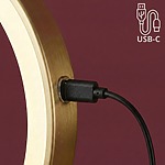 Zrkadlo LED Glow Brush Gold – Obrázok 9