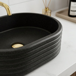 Umývadlo na dosku Nicoletta Black – Obrázok 4