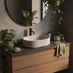 Umývadlo na dosku Nicoletta Beige – Obrázok 7