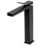 Umývadlová batéria REA DUET - čierna, vysoká – Obrázok 3