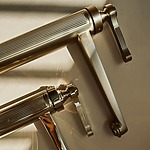 Umývadlová batéria REA Monaco - Gold Brush, vysoká – Obrázok 8