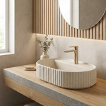 Umývadlo na dosku REA Marcela 60 Vanilla – Obrázok 3