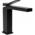 Umývadlová batéria REA DUET - čierna, nízka – Obrázok 3