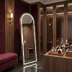 Zrkadlo LED Orbit 60x170cm Brush Gold – Obrázok 10