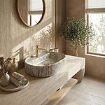 Umývadlo na dosku REA Marcela 60 Ruststone – Obrázok 6