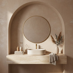 Umývadlo na dosku Nicoletta Beige – Obrázok 6