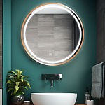 Zrkadlo LED 100cm MMJ BRUSH COPPER – Obrázok 5