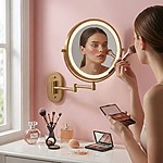 Zrkadlo LED Glow Old Gold – Obrázok 3