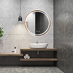 Zrkadlo LED 90cm MMJ BRUSH COPPER – Obrázok 3