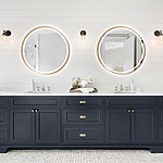 Zrkadlo LED 50cm MMJ BRUSH COPPER – Obrázok 8