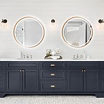 Zrkadlo LED 70cm MMJ BRUSH COPPER – Obrázok 6