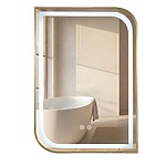 Zrkadlo LED ZONE 80X60  GOLD BRUSH – Obrázok 10