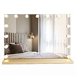 Zrkadlo LED HOLLYWOOD L.Gold 80x60 – Obrázok 11