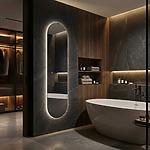 Zrkadlo LED 150x50cm MOL-OV – Obrázok 2