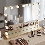 Zrkadlo LED HOLLYWOOD L.Gold – Obrázok 3