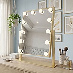 Zrkadlo LED HOLLYWOOD L.Gold 30x40 – Obrázok 2