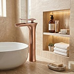 Umývadlová batéria REA Laguna Brush Copper high – Obrázok 4