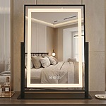 Zrkadlo LED LUMI Black 30x40cm – Obrázok 8