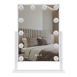 Zrkadlo LED HOLLYWOOD White 30x40 – Obrázok 6