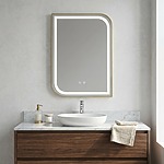 Zrkadlo LED ZONE 80X60  GOLD BRUSH – Obrázok 6