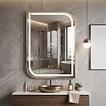 Zrkadlo LED ZONE 80X60  GOLD BRUSH – Obrázok 7