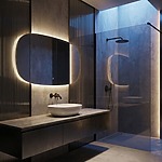 Zrkadlo LED 100x60cm TOP-4 – Obrázok 9
