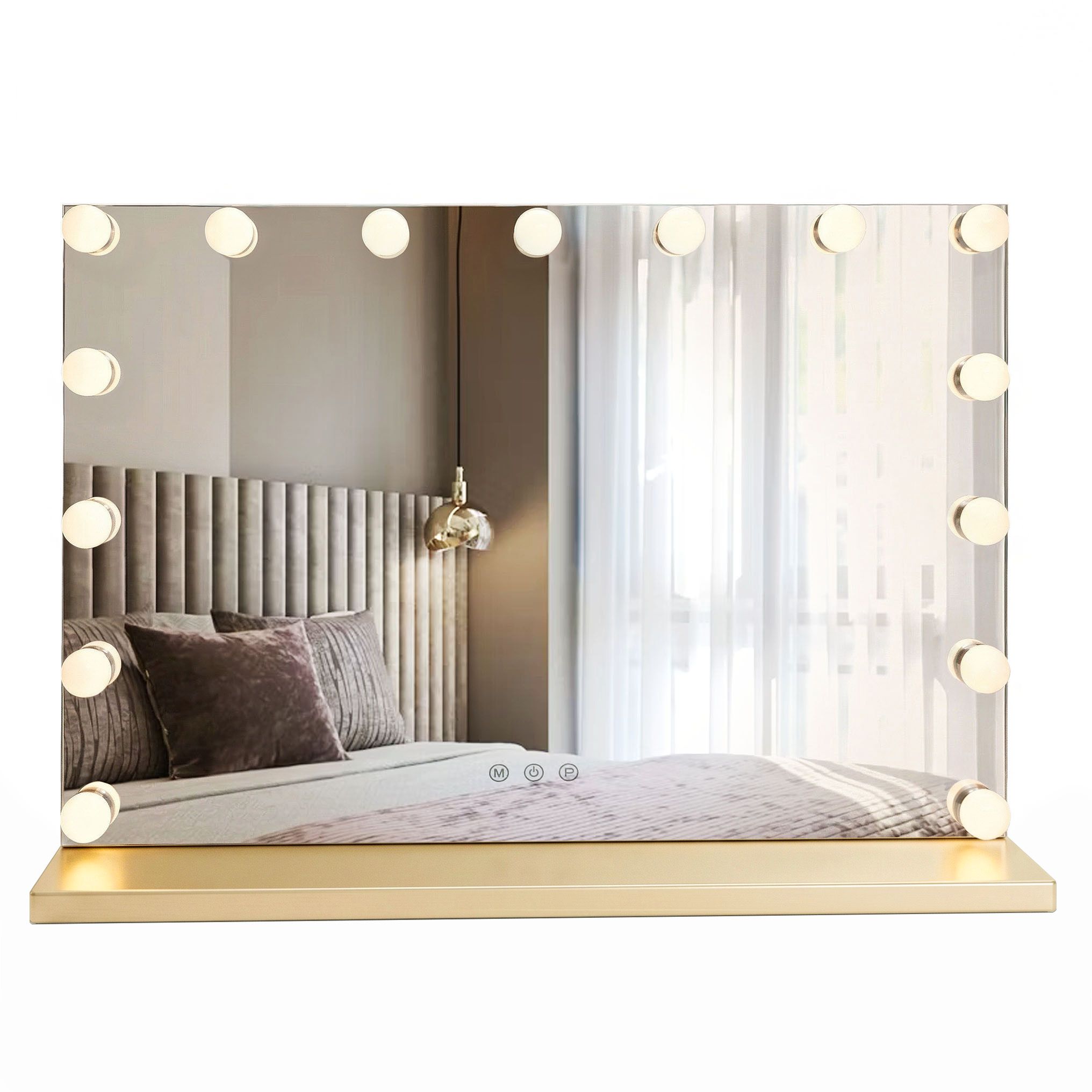 b35883ee727a303879f5abb8474d3a4e Zrkadlo LED HOLLYWOOD L.Gold – Obrázok 1
