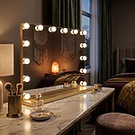 Zrkadlo LED HOLLYWOOD L.Gold – Obrázok 11