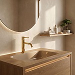 Umývadlová batéria Venti Gold Low – Obrázok 4