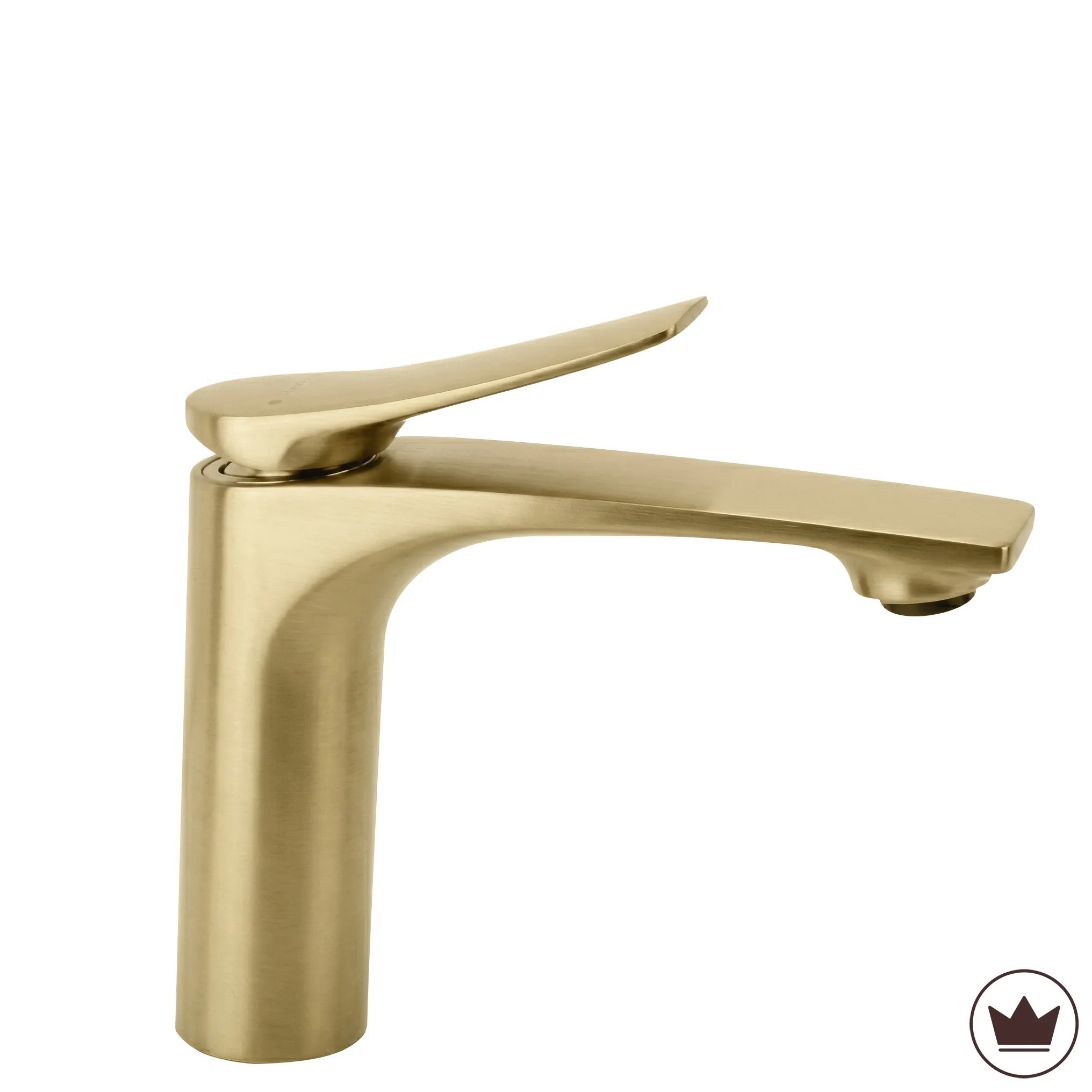1 Umývadlová batéria PREMIUM REA Vision Gold Brush Low – Obrázok 1