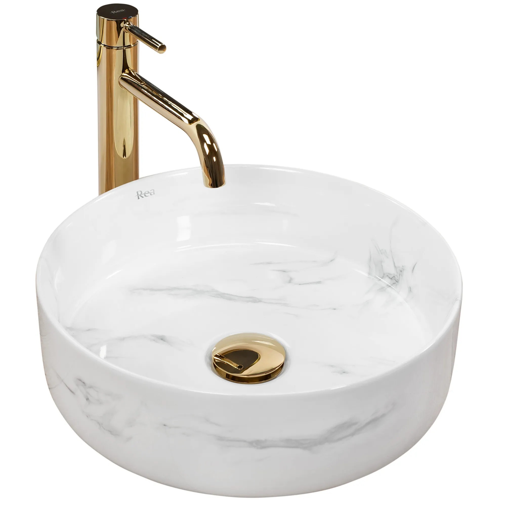 1 Umývadlo na dosku REA SAMI Nature Marble – Obrázok 1