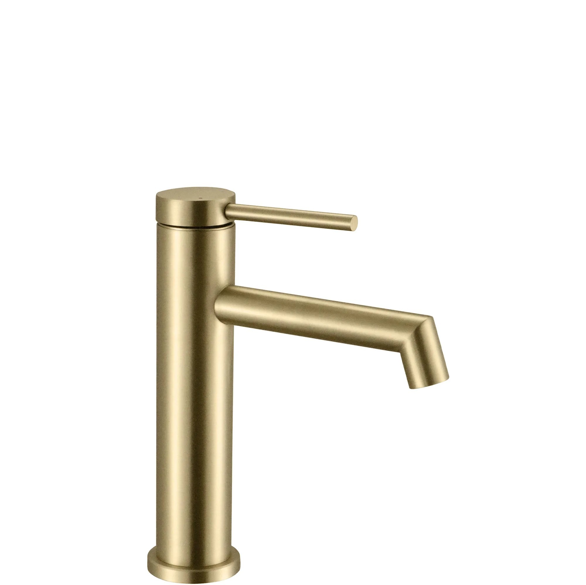 1 Umývadlová batéria REA Foss GOLD BRUSH nízka – Obrázok 1