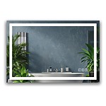Zrkadlo LED 90x60cm PRO SQR BLUETOOTH