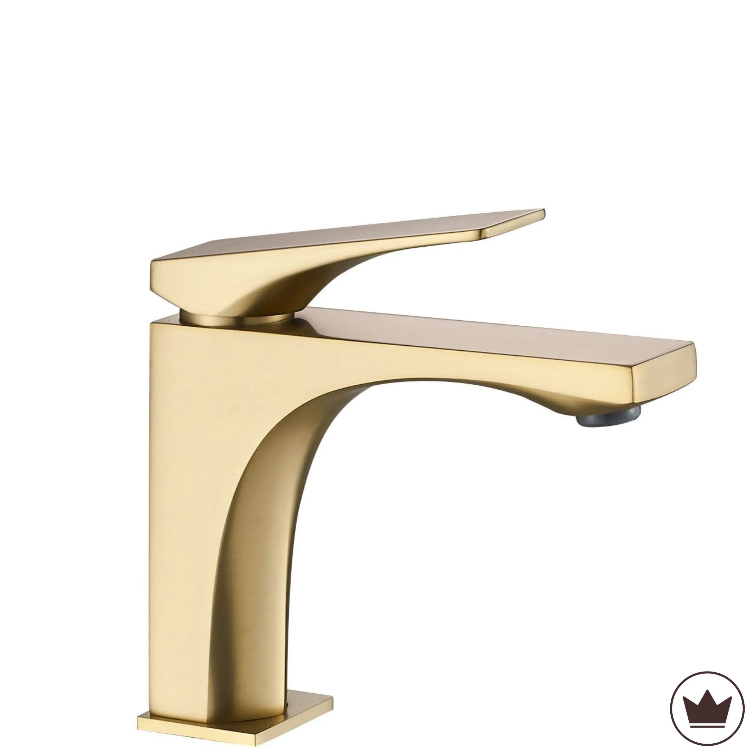 1 Umývadlová batéria PREMIUM REA Joe Brush Gold low – Obrázok 1