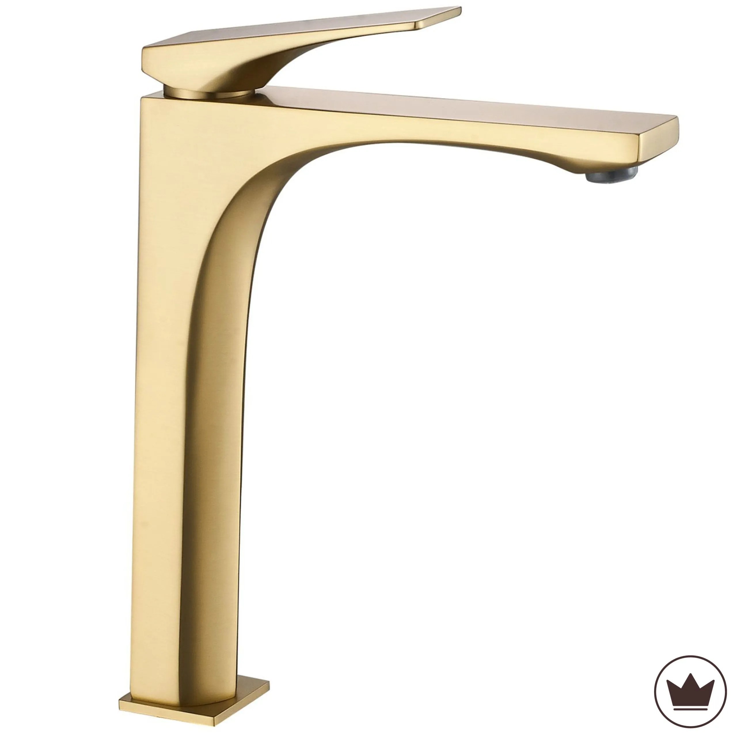 1 Umývadlová batéria PREMIUM REA Joe Brush Gold High – Obrázok 1