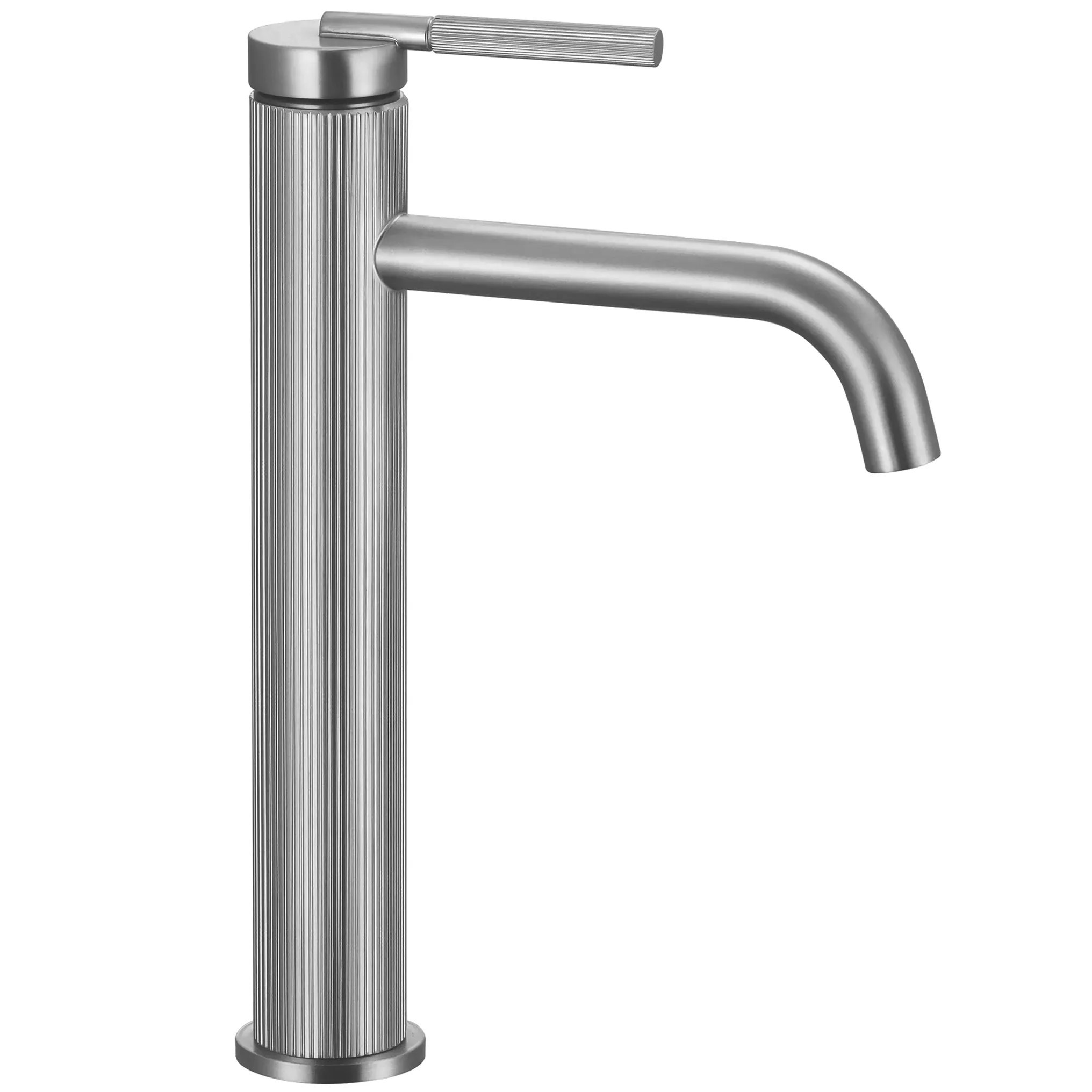 1 Umývadlová batéria REA Argon Brush Nickel high – Obrázok 1