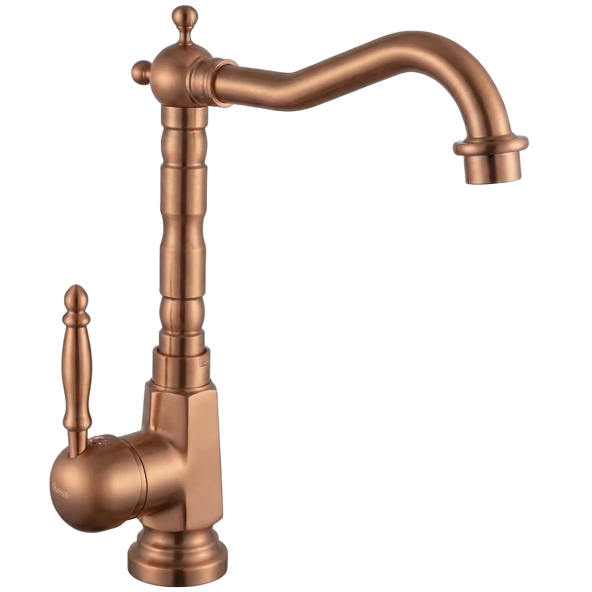1 Umývadlová batéria REA Bona Brush Copper High – Obrázok 1