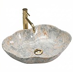 Umývadlo na dosku REA Pearl Ruststone