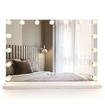 Zrkadlo LED HOLLYWOOD White 80x60