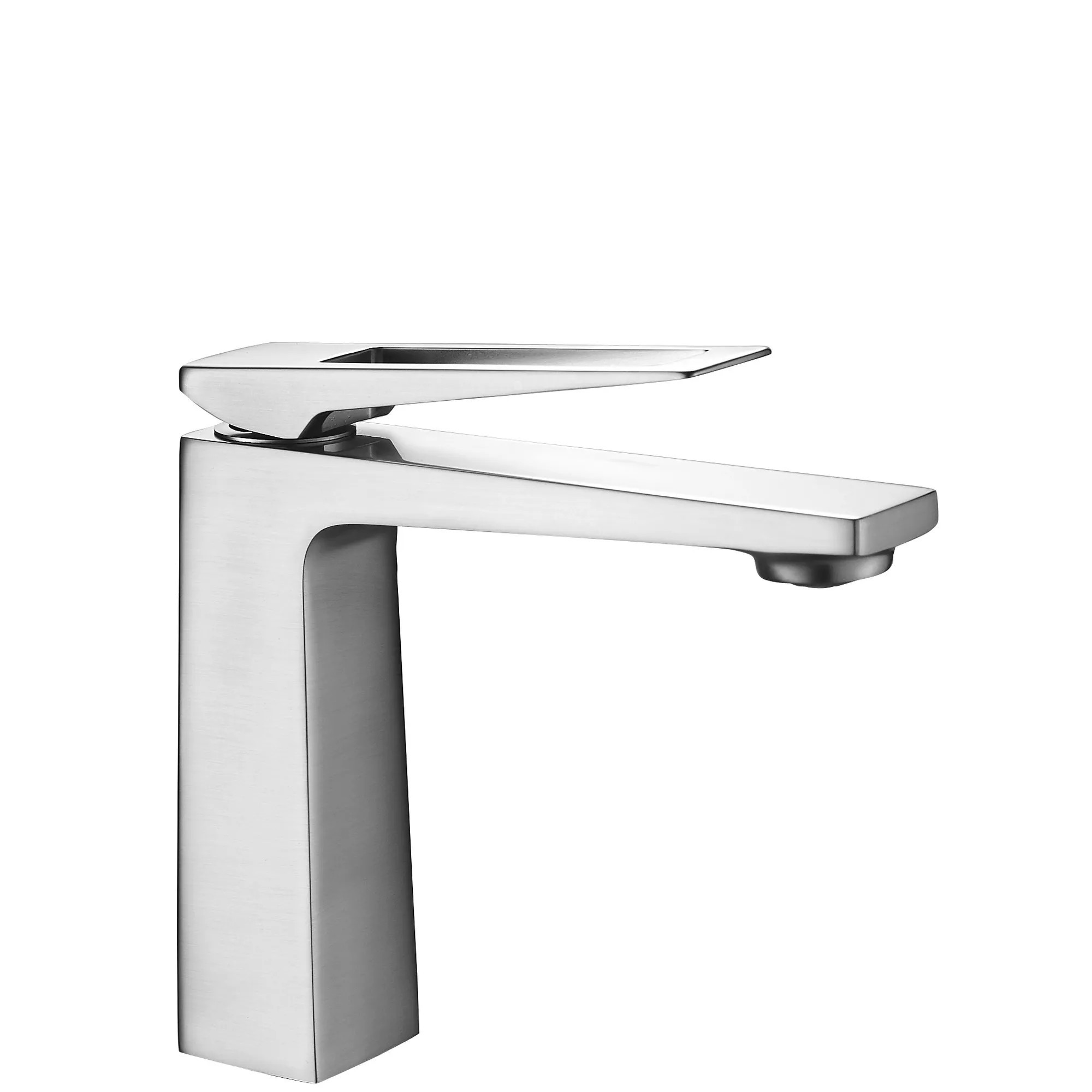 1 Umývadlová batéria REA PARKER Nickel Brush INOX low – Obrázok 1