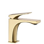 Umývadlová batéria PREMIUM REA Joe Brush Gold low – Obrázok 10