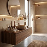 Umývadlový faucet Rea Venti  Brush Copper vysoký – Obrázok 6