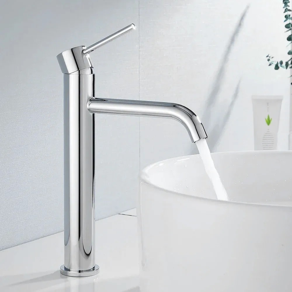 Umývadlový faucet Rea Lungo Chrome vysoký