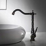 Umývadlová batéria Bona Old Black Vysoka – Obrázok 2