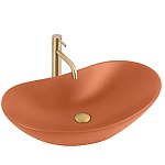 Umývadlo na dosku REA ROYAL Cinnamon Matt – Obrázok 2