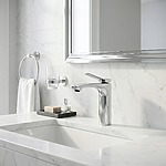 Umývadlová batéria PREMIUM REA Vision Chrome Low – Obrázok 2