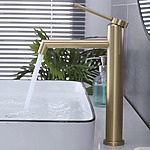 Umývadlová batéria REA Foss GOLD BRUSH High – Obrázok 2