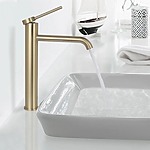 Umývadlová batéria REA CLIF GOLD BRUSH – Obrázok 2