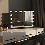 Zrkadlo LED HOLLYWOOD Black – Obrázok 2